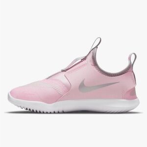 Nike Flex Runner (Little Kid) Pink Foam/Metallic Silver 3 Little Kid Medium